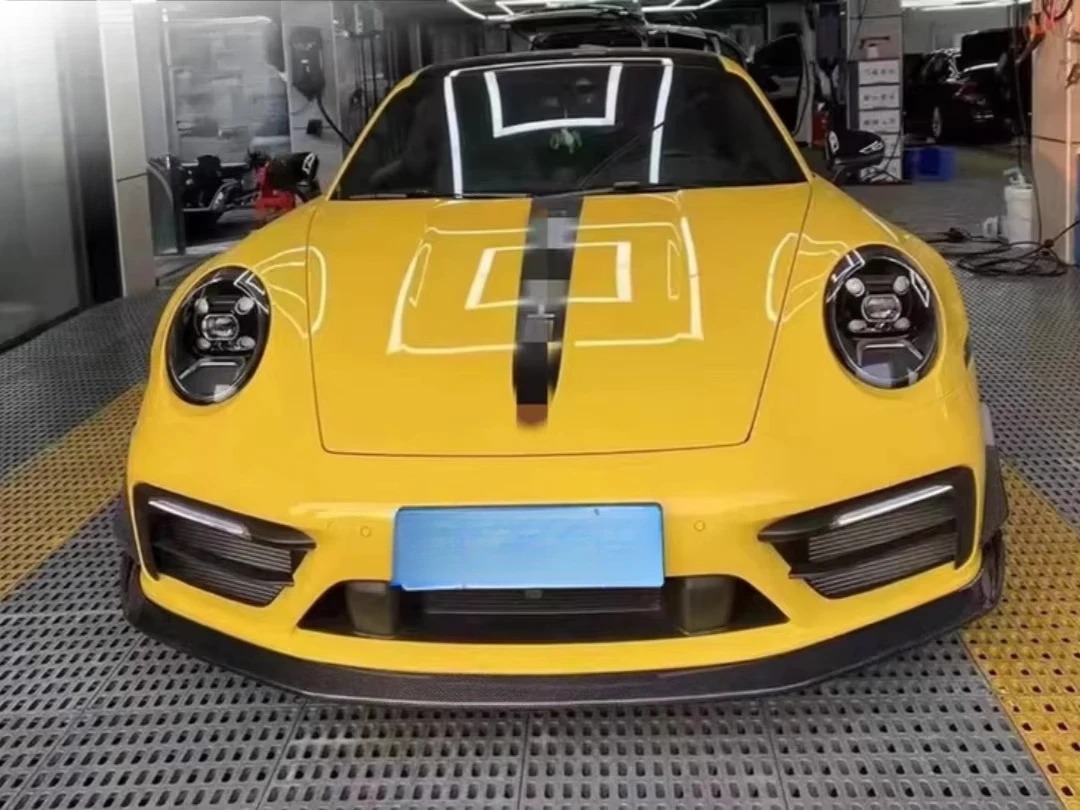 OC Style Carbon Fiber Front Bumper Lip for 911 992 Body Kit Front Spoiler Modification Carbon Fiber Auto Parts